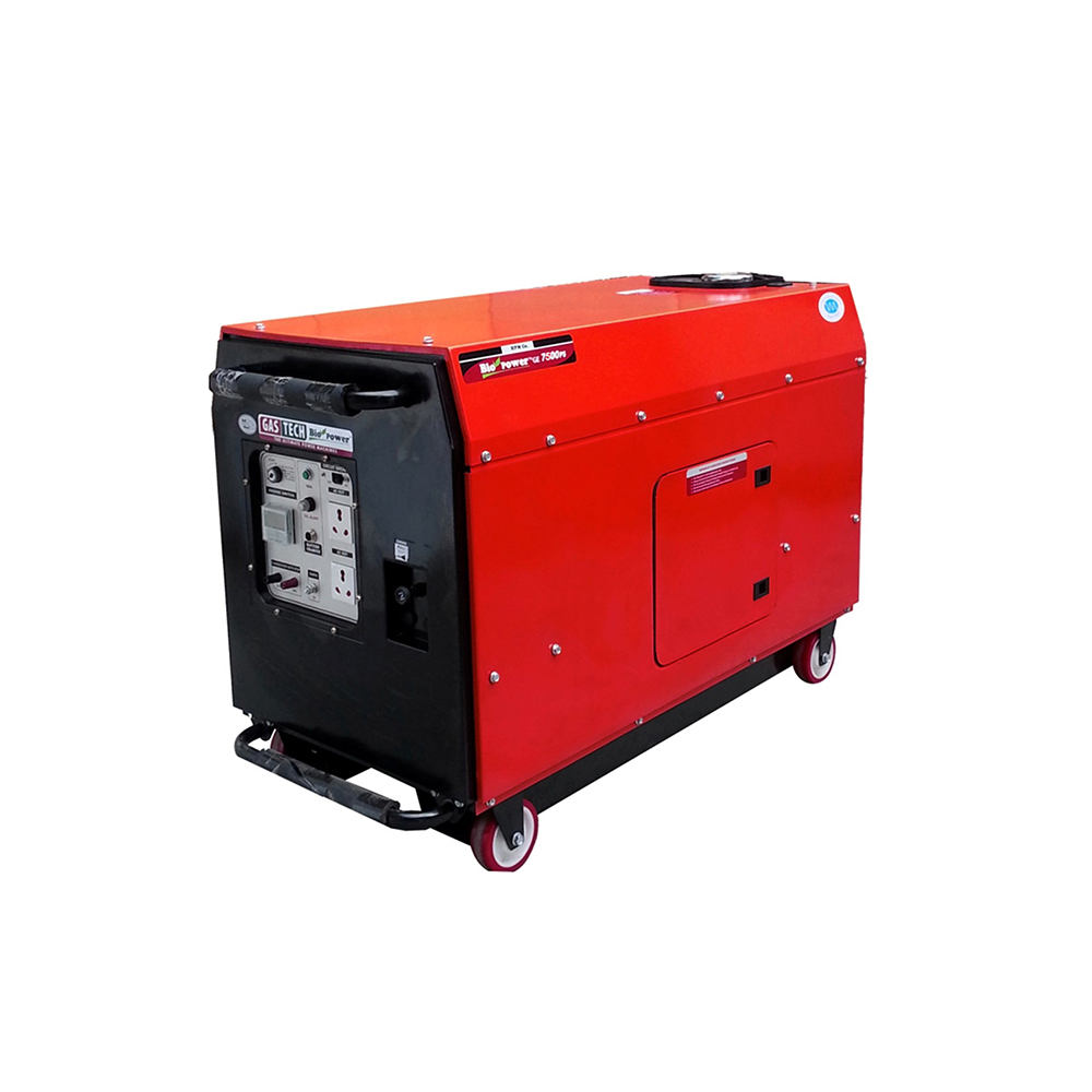 7 KVA  Super Silent Portable Petrol Generator, Petrol Run, Recoil & Self Start Model Silent GE-7500PS
